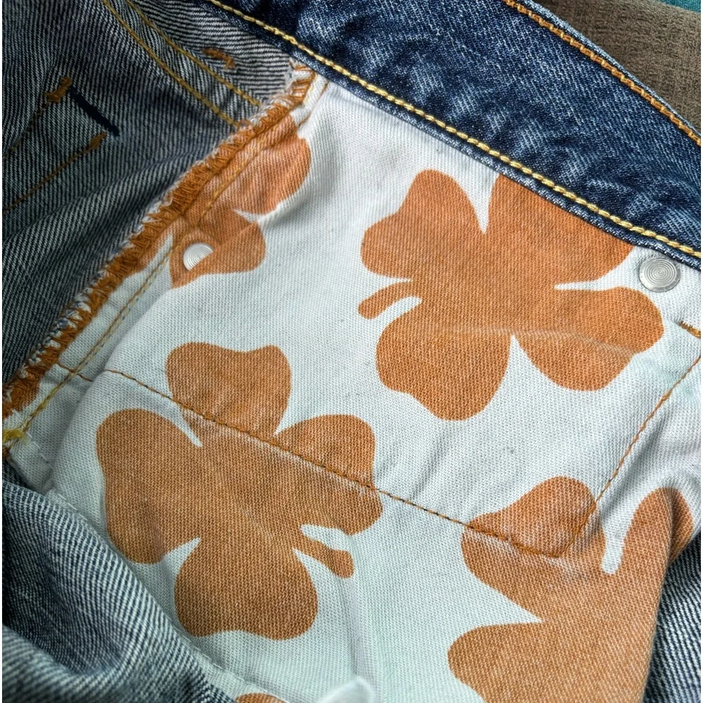 Vintage LUCKY BRAND Denim Cut Off Jean Shorts - Sz 4/27 - Picture 13 of 14